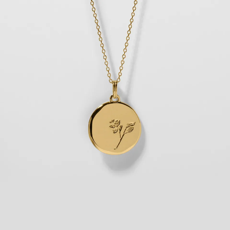 Stilnest Eden Lilly Kette Halskette Gold 14k Massivgold 45cm