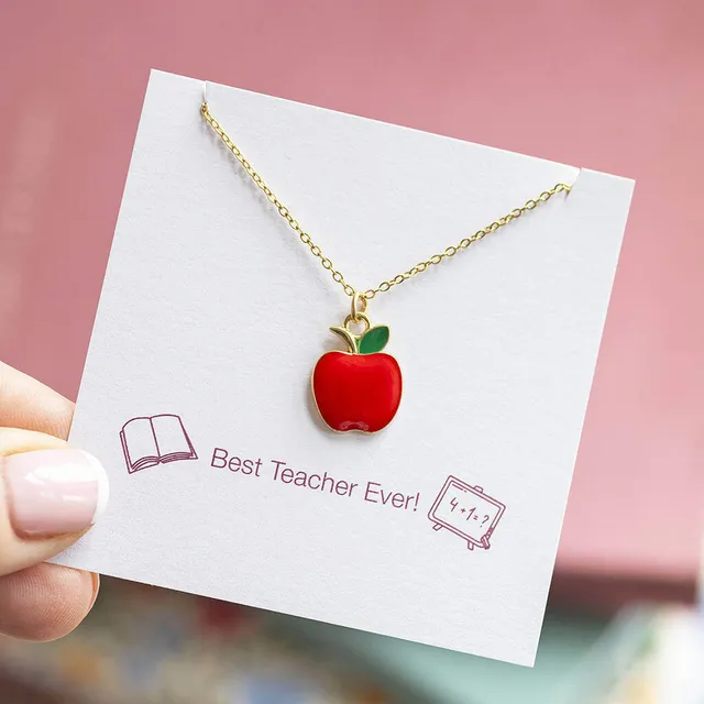 Joy by Corrine Smith Red Apple Halskette Gold Apfel Anhänger