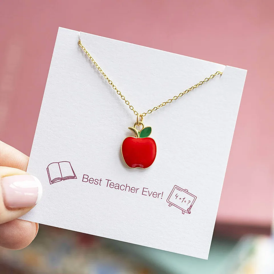 Joy by Corrine Smith Red Apple Halskette Gold Apfel Anhänger