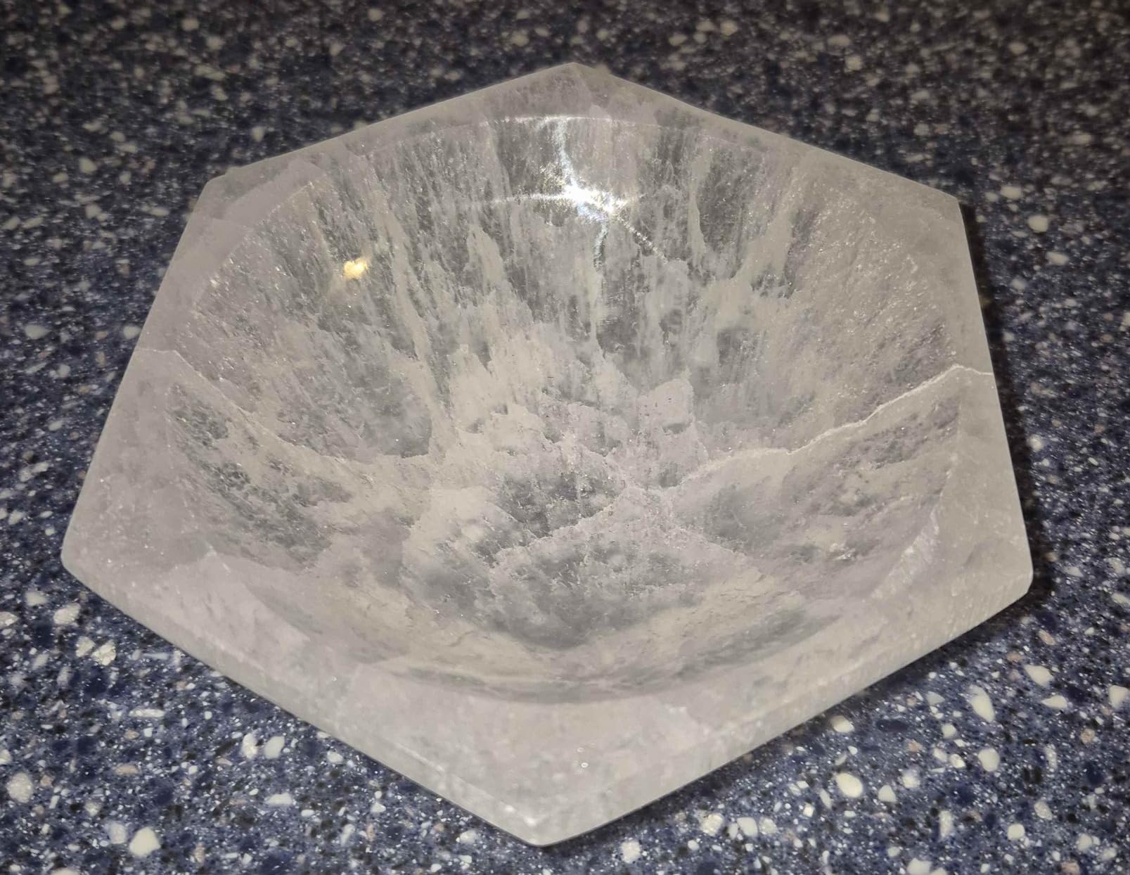 NKlaus Healing Crystals Selenit-Schale 16x14cm
