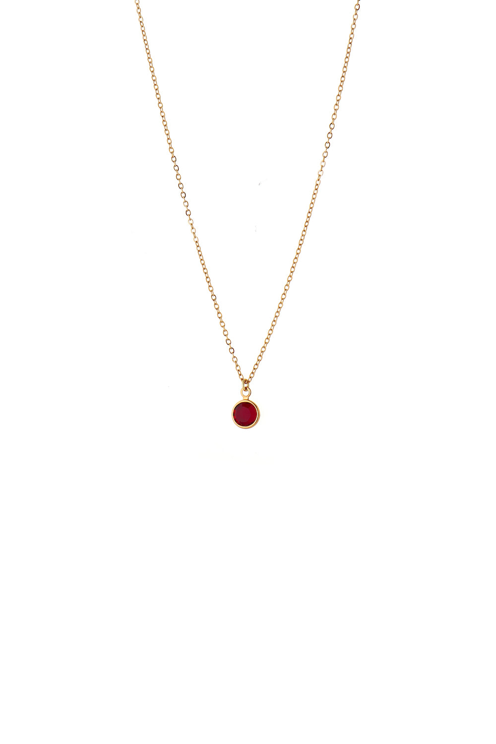 Joy by Corrine Smith January Birthstone Halskette Gold Granat