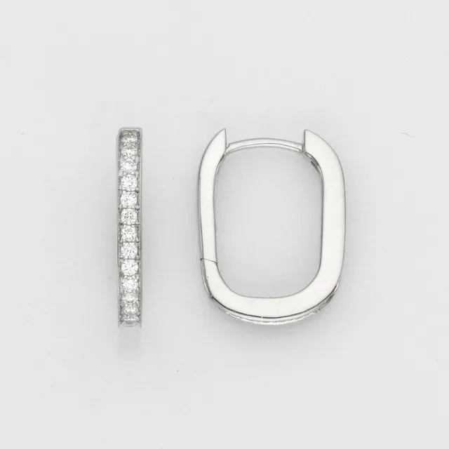 Eugen Rühle Ohrschmuck 80.7887 Creolen Weißgold Brillant 0,30 ct