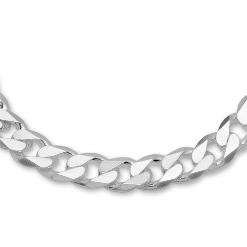 JEWLIX Panzerarmband Herren Silber 925 8 mm 23 cm