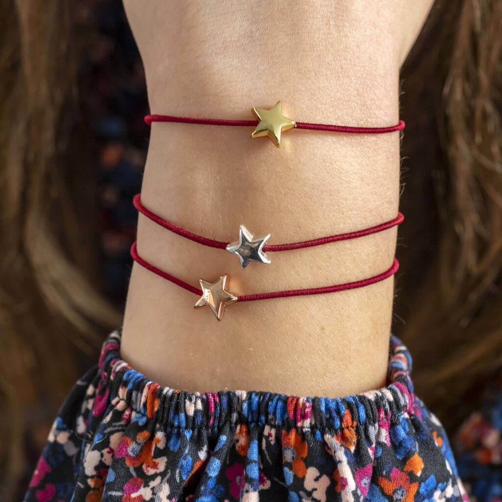 Joy by Corrine Smith Star Freundschaftsarmband Gold Stern