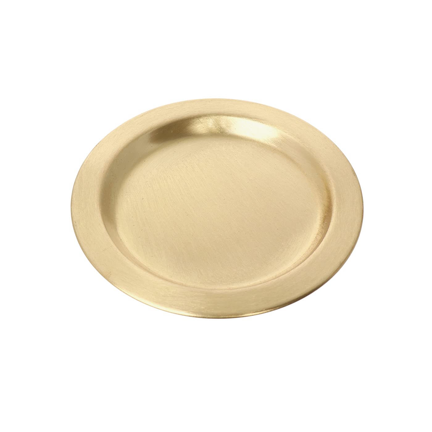 NKlaus Kerzenuntersetzer Aluminium Gold Ø11 cm 0,7 cm