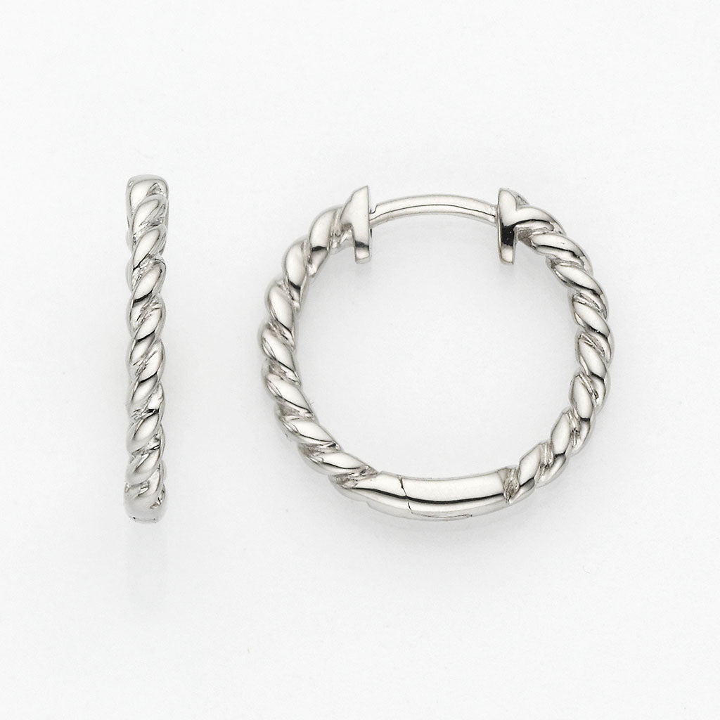Eugen Rühle Ohrschmuck 80.7887 Scharnier-Creolen Gelbgold 15,2mm