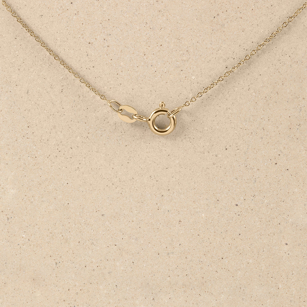 Stilnest Gold Heart Halskette 585 Gold 45 cm Massivgold