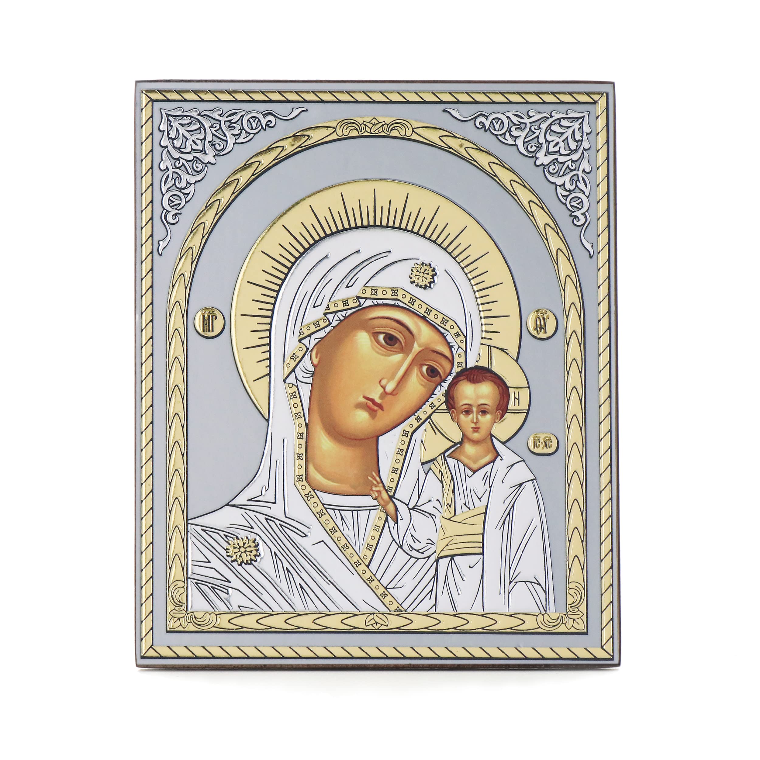 NKlaus Religious Icons Ikone Gottesmutter von Pochaev 10x12cm