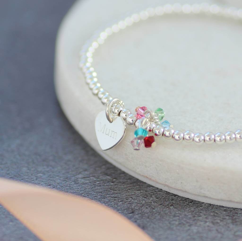 Joy by Corrine Smith Bracelets Herz Armband Silber Birthstone