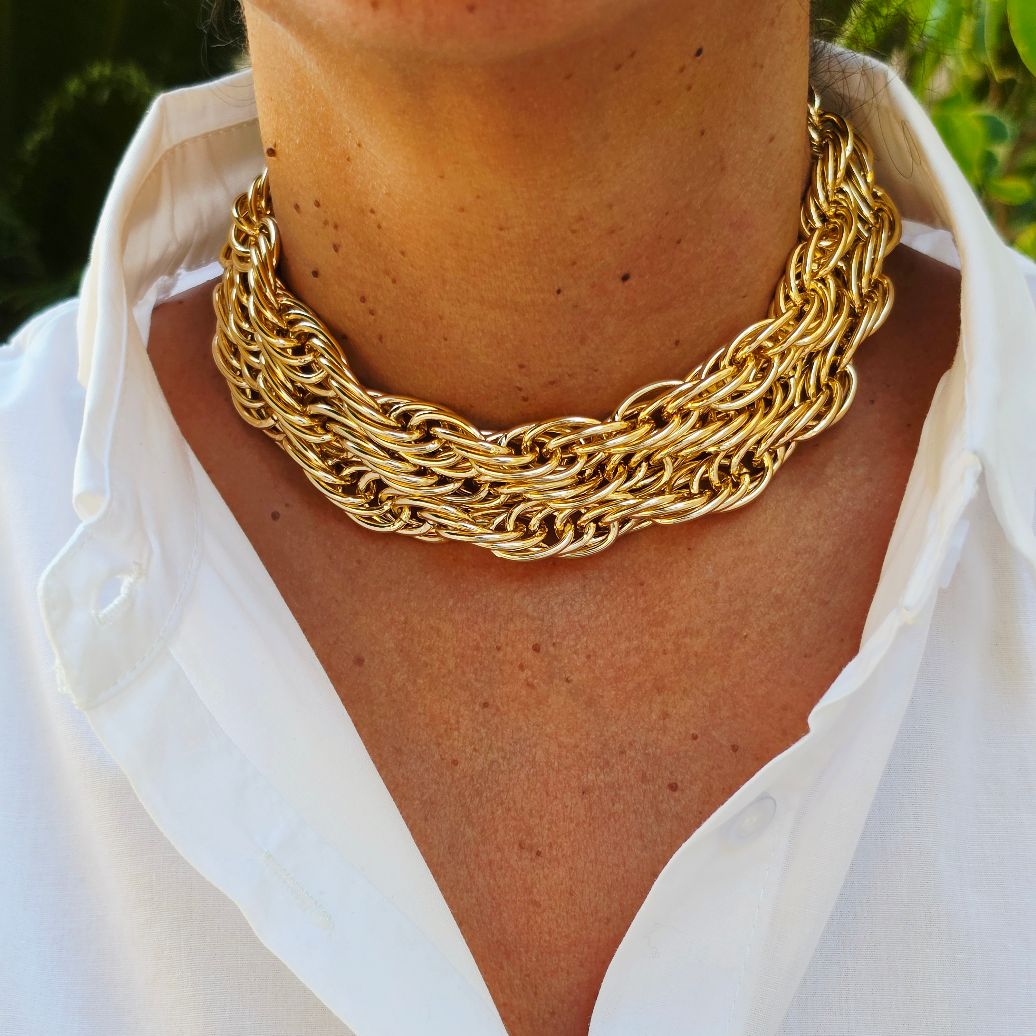 Alevá Bijoux Almina Halskette lang 120 cm Gold
