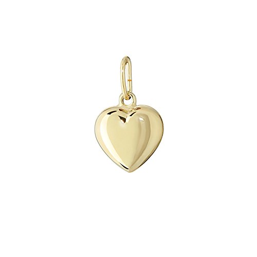 NKlaus Jewellery Herz Kettenanhänger Gold 750 6,5mm