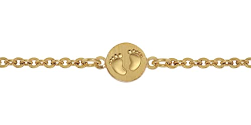 trendor Armbänder Babyarmband 333 Gold 14 cm 75092 Babyfüße