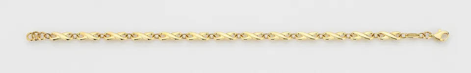 Eugen Rühle Infinity Fantasiekette 4mm Gelbgold 585 19cm