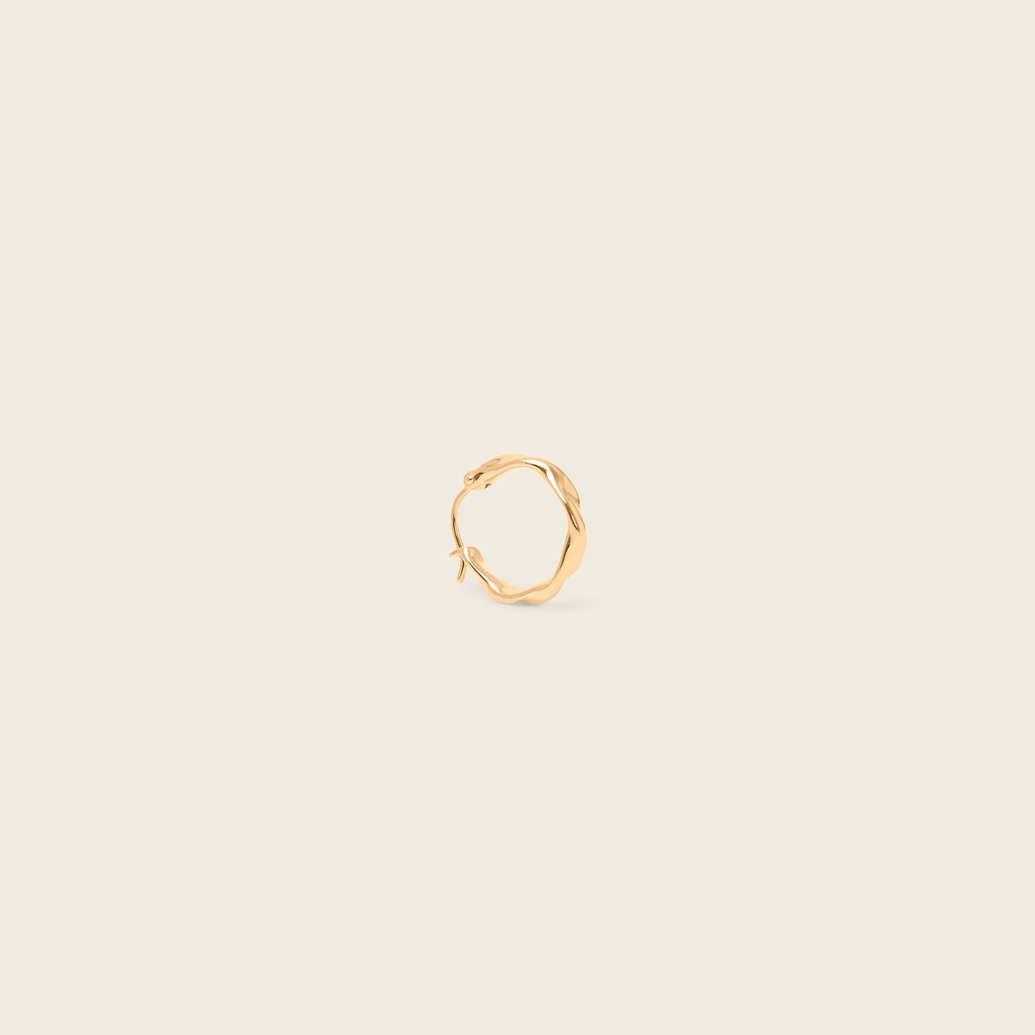 Stilnest Flux Mini Creolen Single 585 Gold