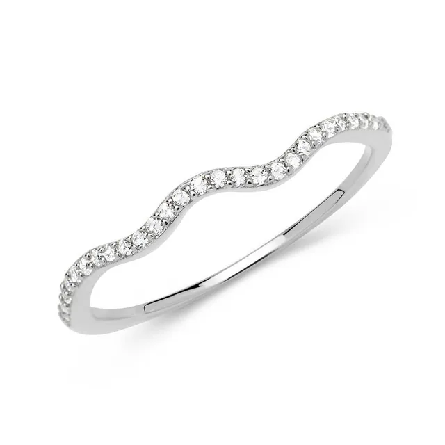 JEWLIX SR0382 Ring 925er Silber Zirkonia filigran