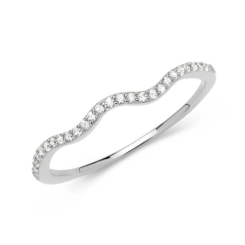 JEWLIX SR0382 Ring 925er Silber Zirkonia filigran