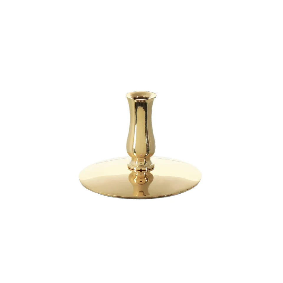 NKlaus Candle Holder Kerzenhalter Messing Gold 1 Stück 6,7 mm