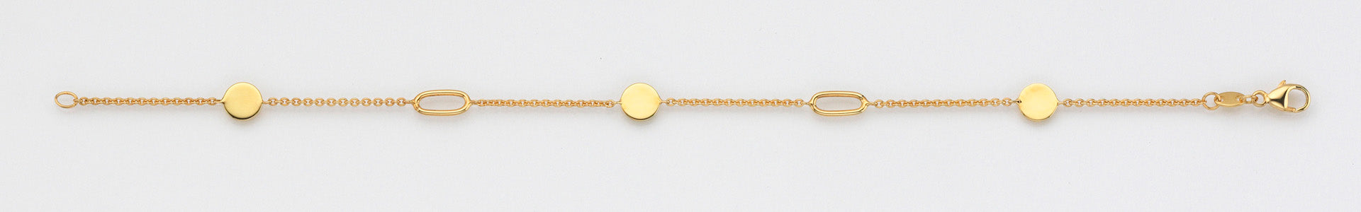 Eugen Rühle Armbänder 20.5111.311 Ankerkette Armband 585 Gelbgold Scheiben