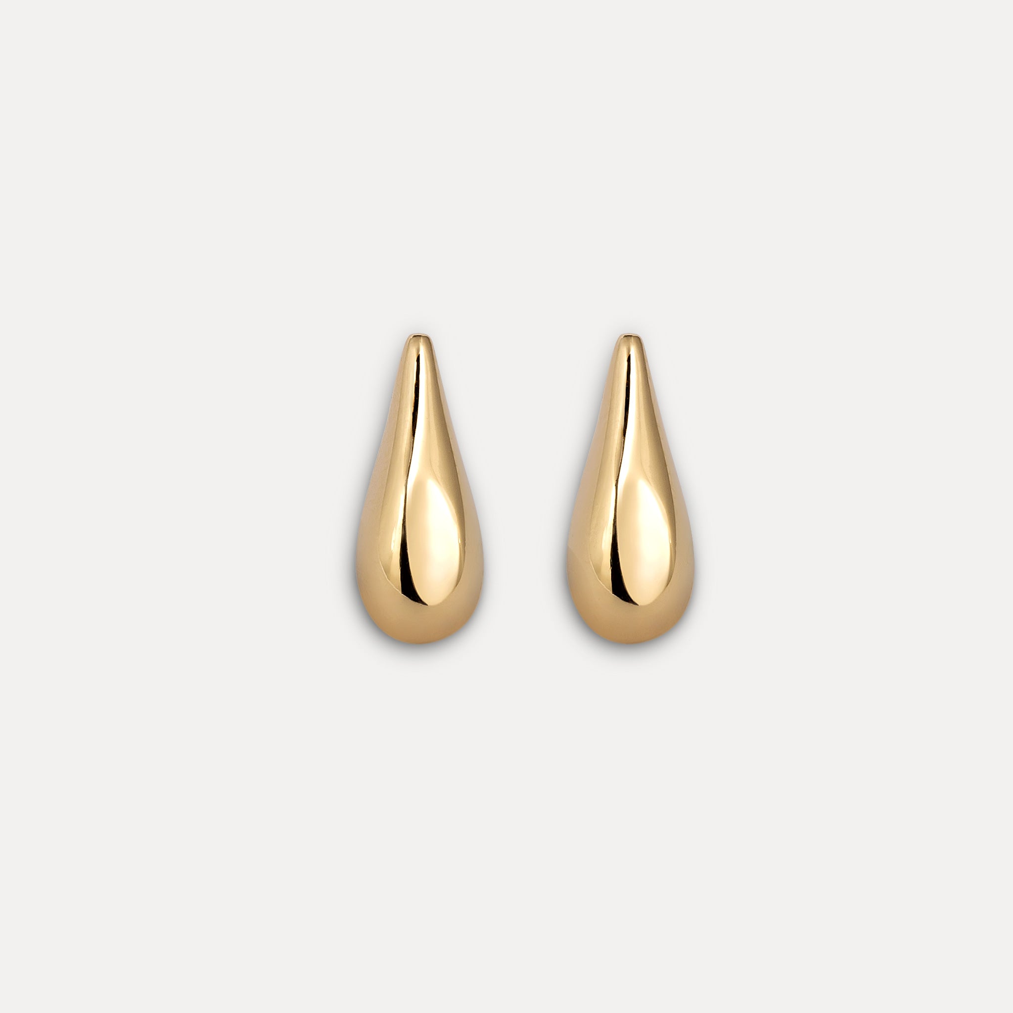 Stilnest Mini Drop Ohrstecker 585 Gold Tropfen