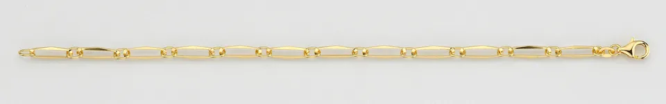 Eugen Rühle Fantasiekette 4,5mm 585 Gelbgold Halskette 45cm