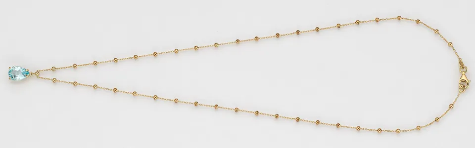 Eugen Rühle Colliers 37.2100 Collier Tropfen 585 Gelbgold