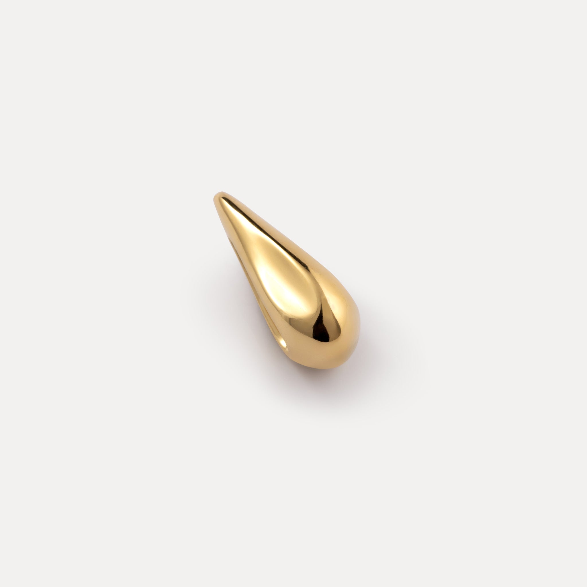 Stilnest Drop Anhänger 585 Gold Tropfen Massivgold Anhänger