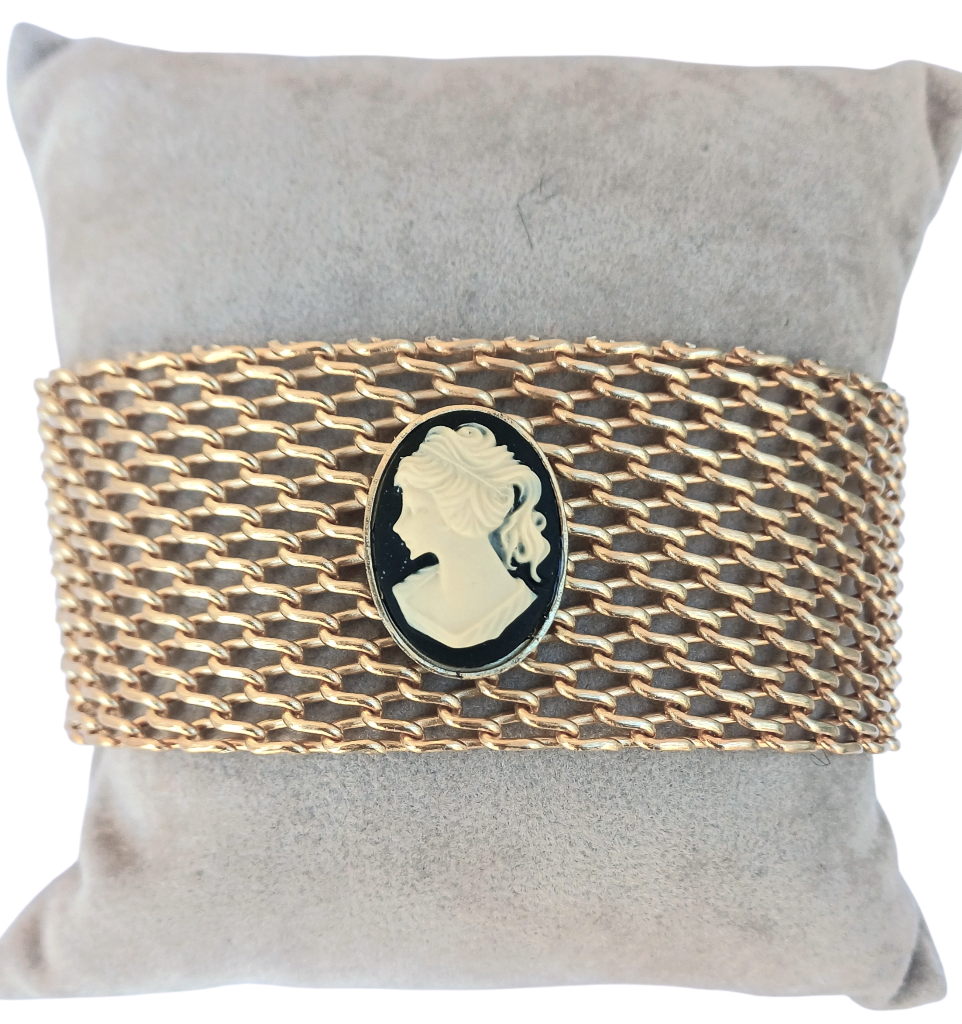 Alevá Bijoux Bracciali Milano Armband Cameo Gold
