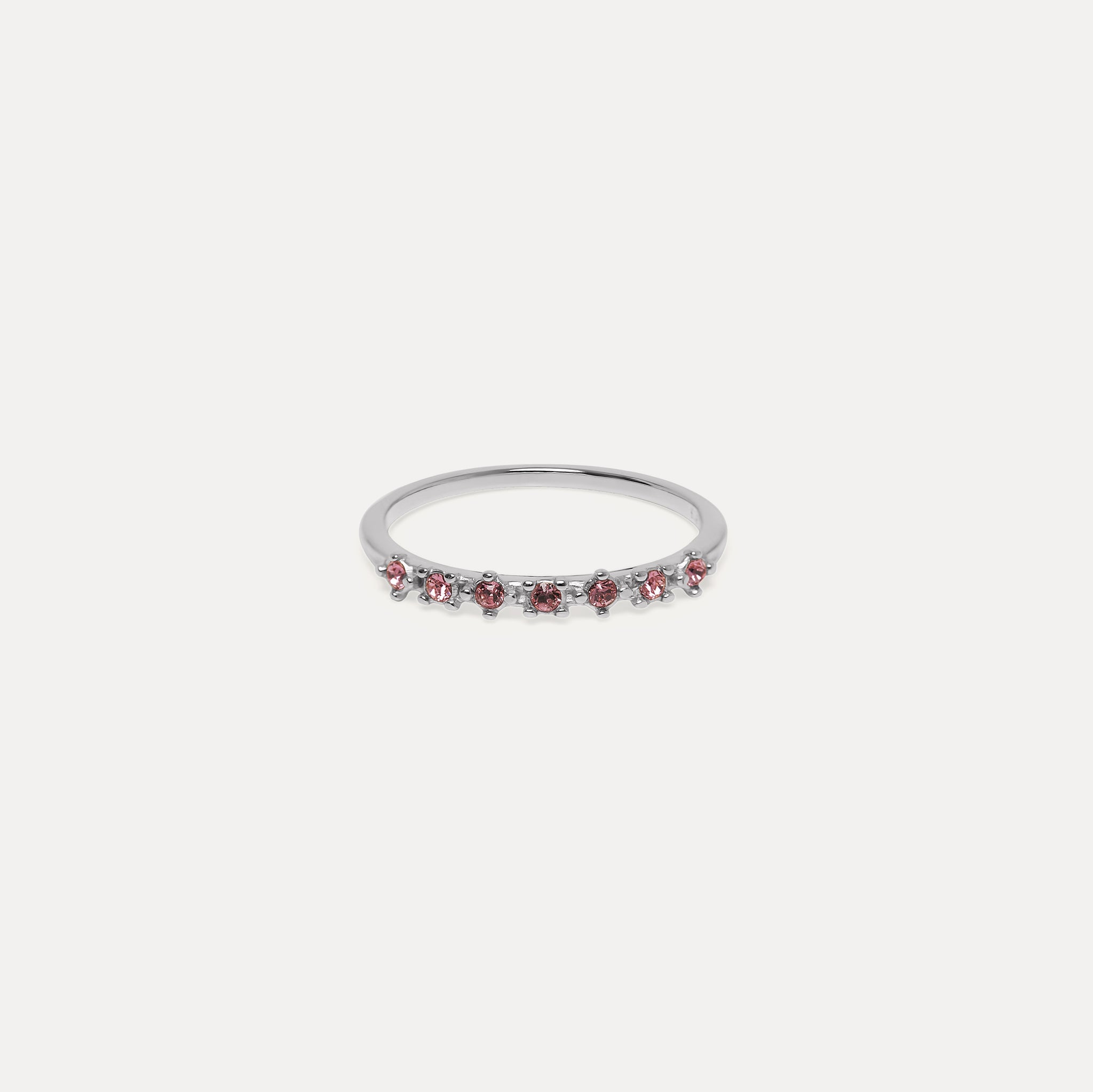 Stilnest Color Delight Ring Dunkelrosa Kristall Gold 52