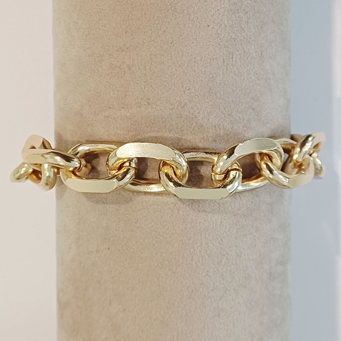 Alevá Bijoux Portofino Lucido Armband Gold glänzend 15-19 cm