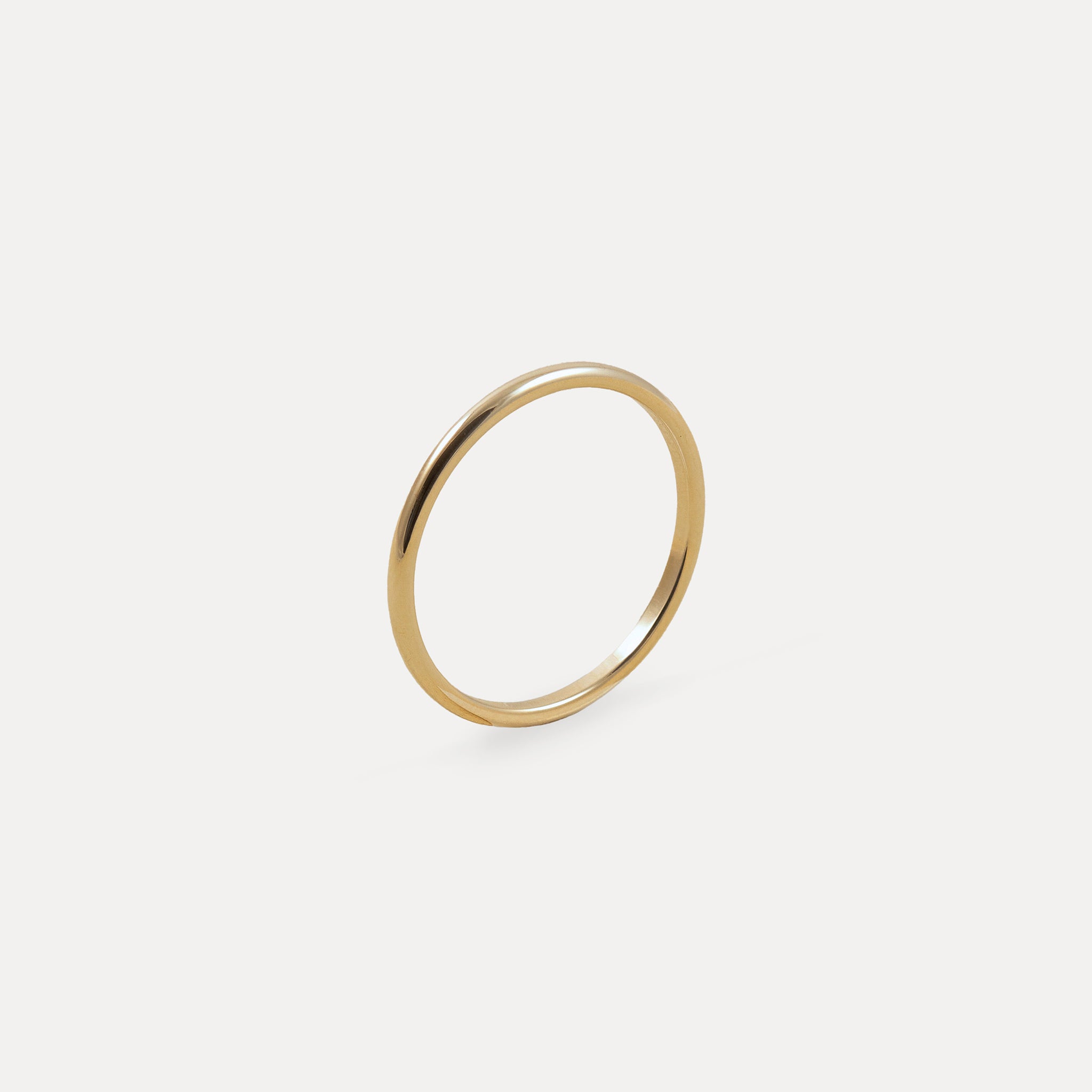 Stilnest The Thin Fair Band Ring 585 Fairtrade-Gold Größe 52