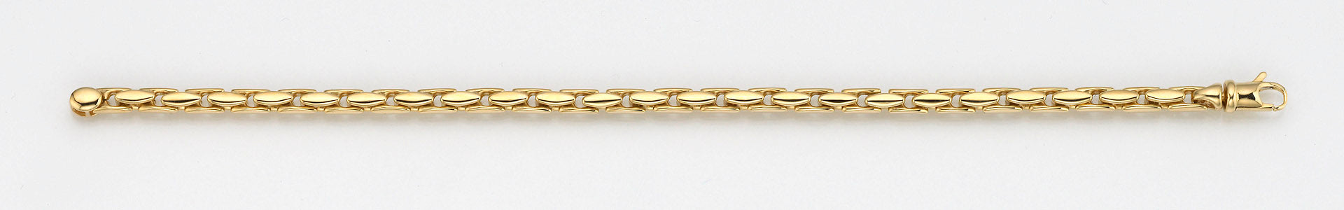 Eugen Rühle Fantasieketten Fantasiekette rund 4mm Halskette Gelbgold 45cm