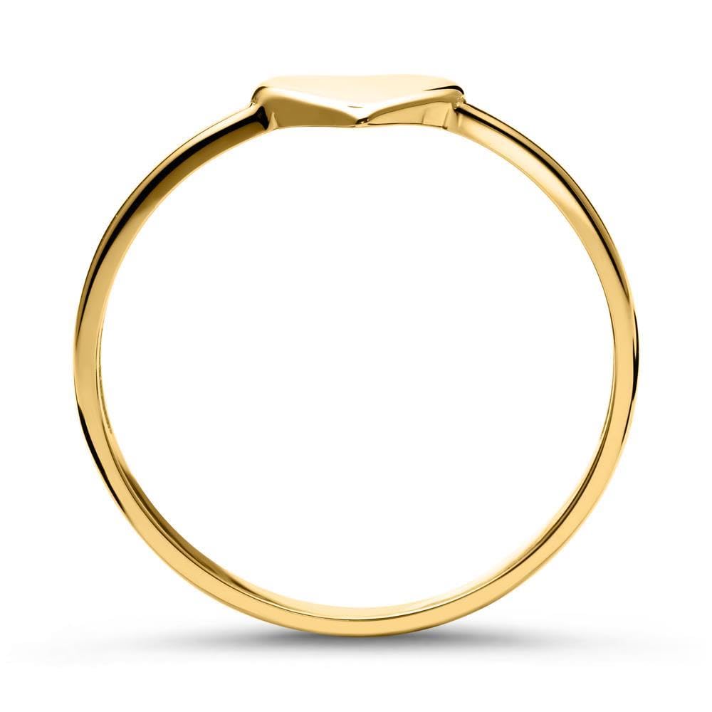 JEWLIX Herzring 375er Gelbgold Damen Ring