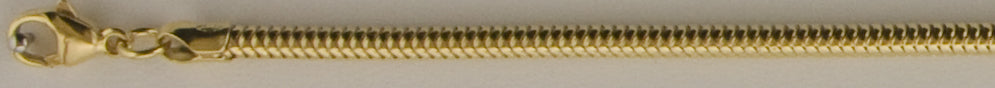 Eugen Rühle Schlangenketten 3,0mm Kette 925 Silber 45 cm