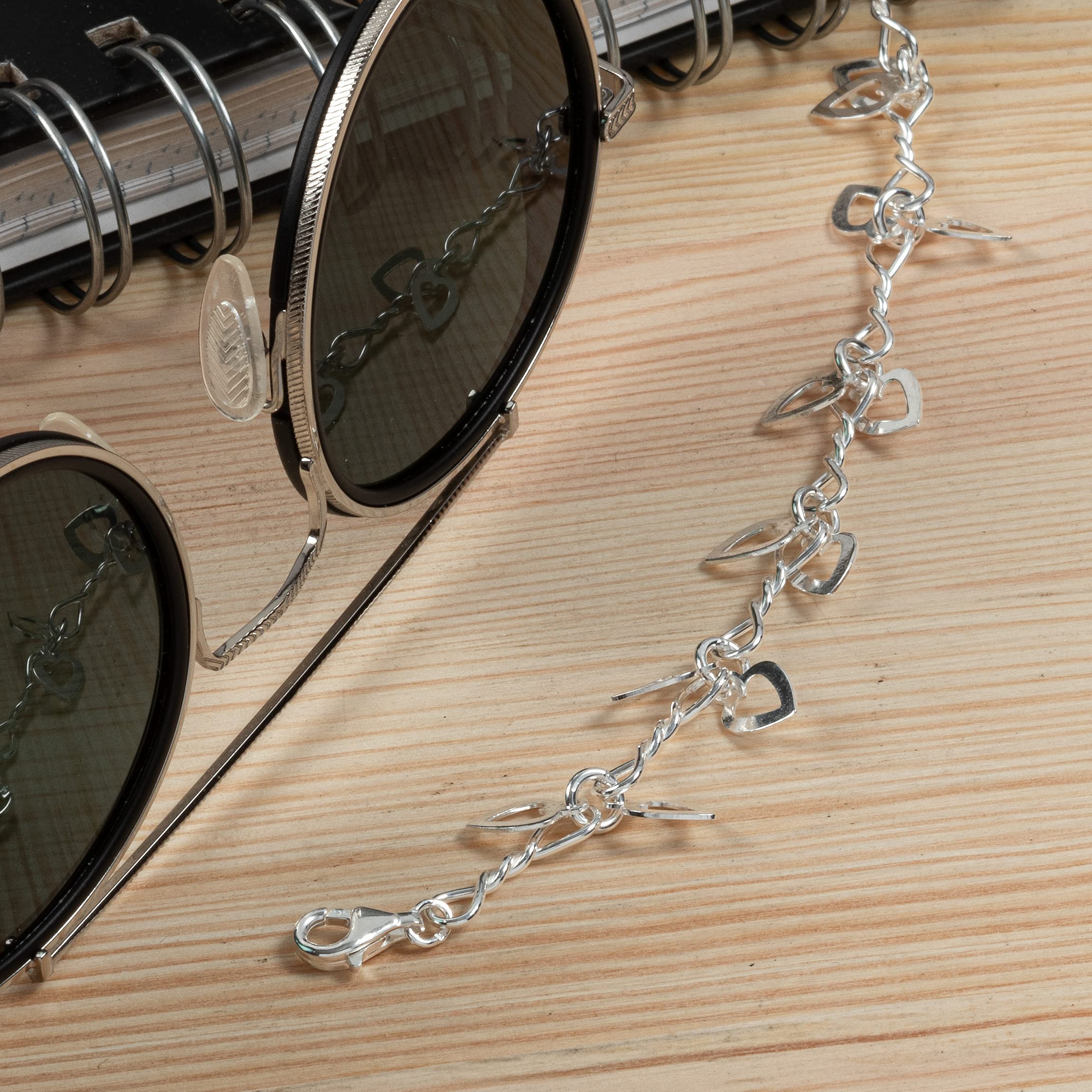 NKlaus Herz-in-Herz Armband Silber 925 20cm Damen