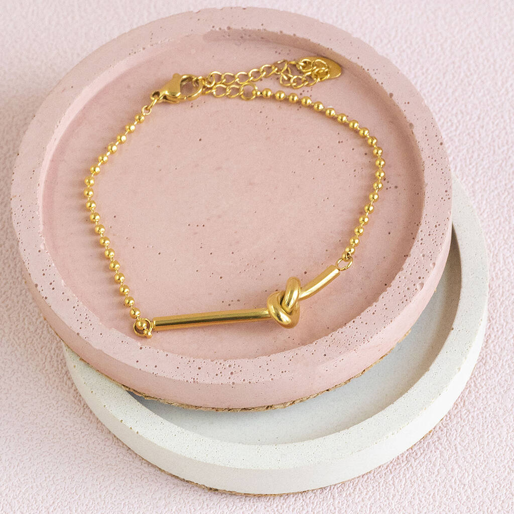 Joy by Corrine Smith Knot Armband Freundschaft Gold