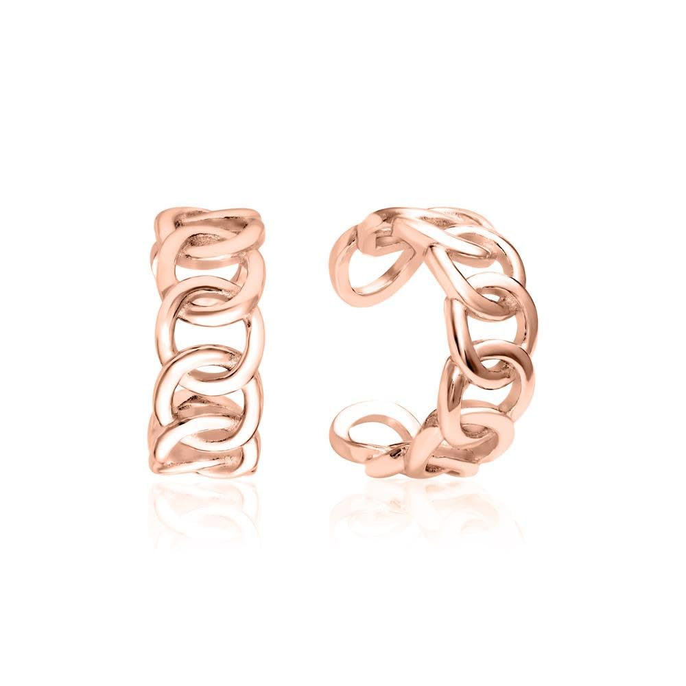 JEWLIX Ohrstecker Ear Cuffs Silber 925 Kreis Paar