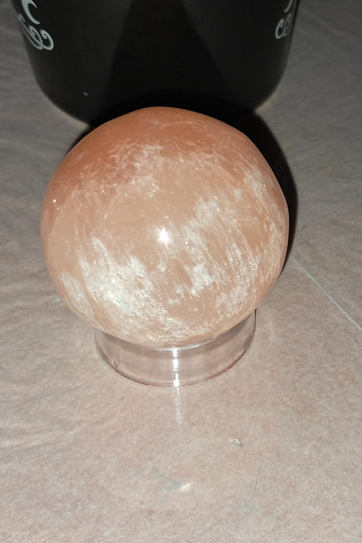 NKlaus Healing Crystals Selenit-Kugel 4cm Orange