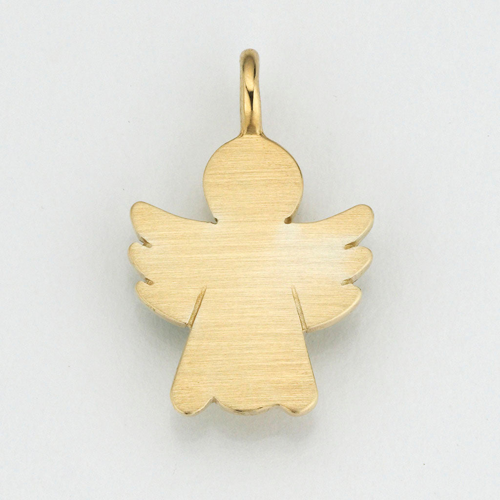 Eugen Rühle Anhänger Engel 16 mm Gelbgold 750