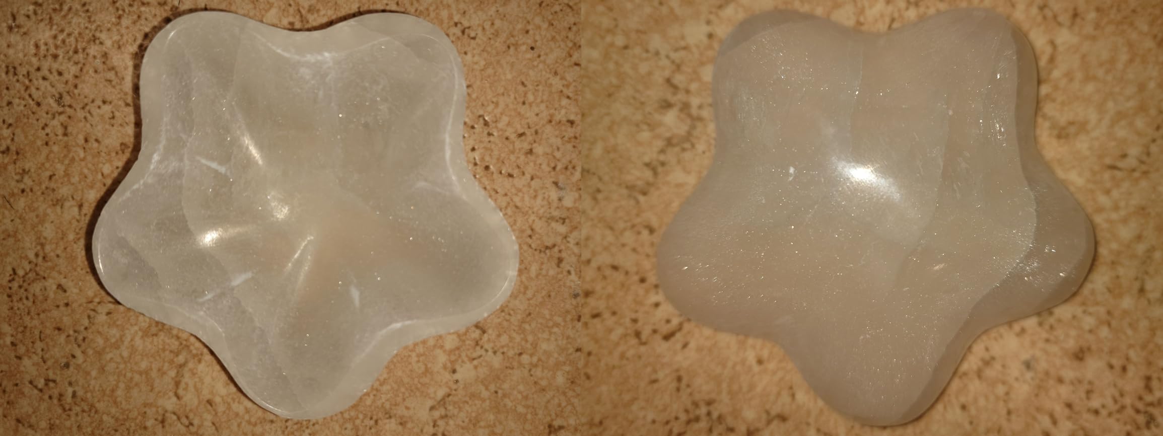 NKlaus HEALING CRYSTALS Selenit-Schale 9,5 cm Blume