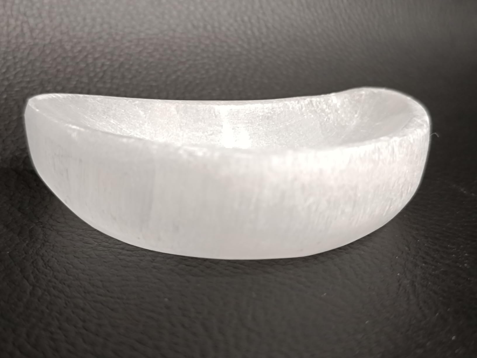 NKlaus Healing Crystals Selenit Mond-Schale 10cm Aufladung