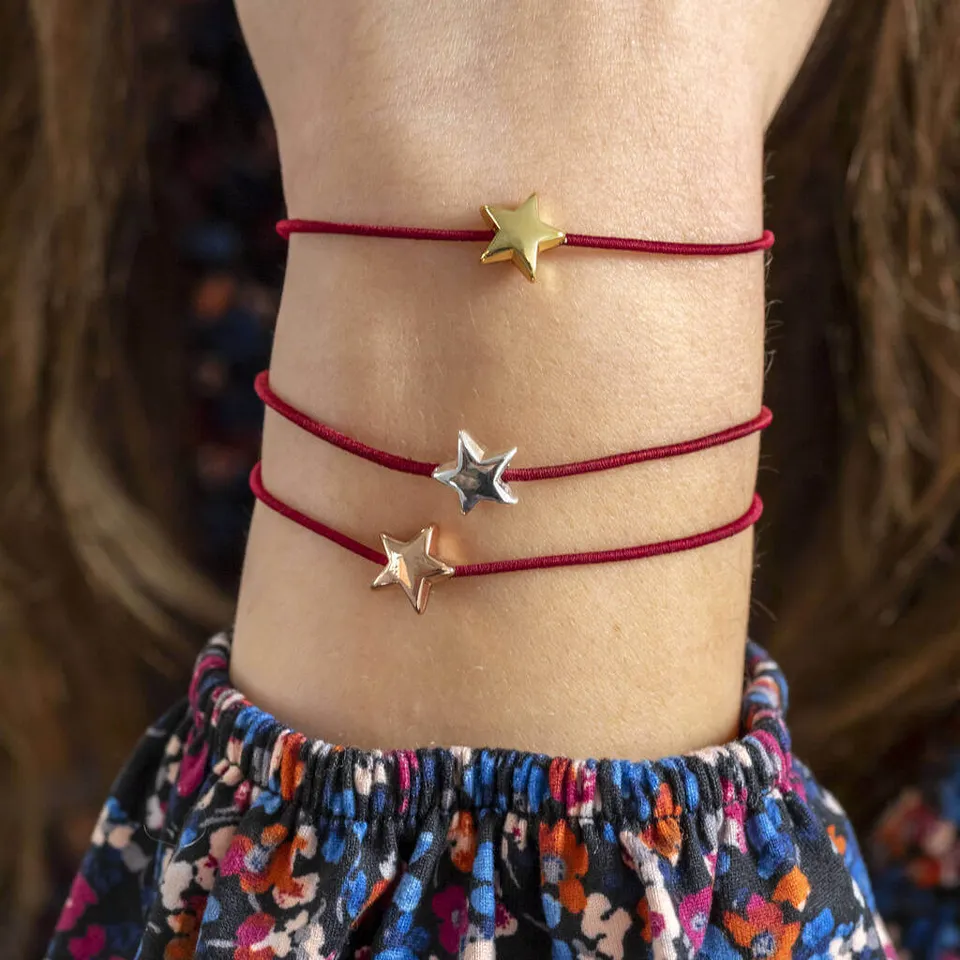 Joy by Corrine Smith Star Freundschaftsarmband Gold Stern