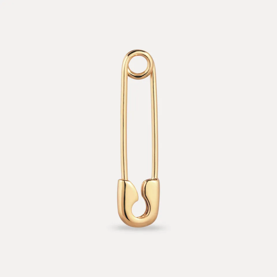 Stilnest Charm Pin Anhänger 24k Gold Vermeil Modular