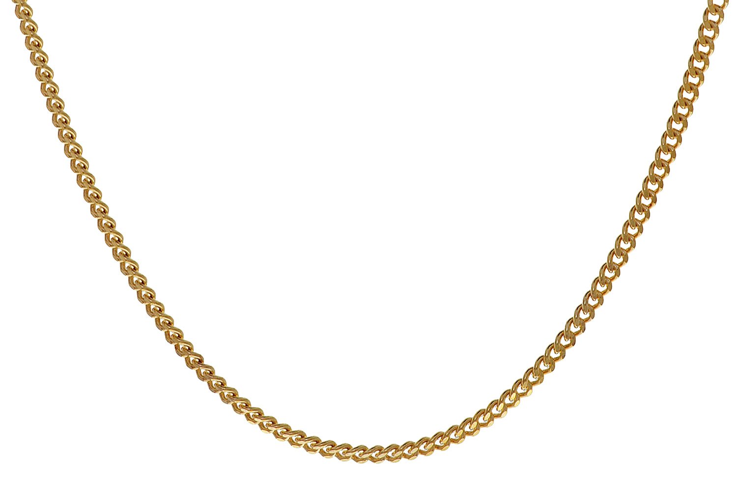 trendor Halsketten Kreuz 333 Gold 60 cm Kette