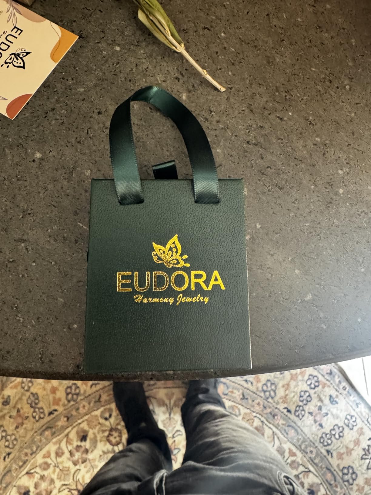 Eudora Harmony Bola Baum des Lebens Kette Meergrün