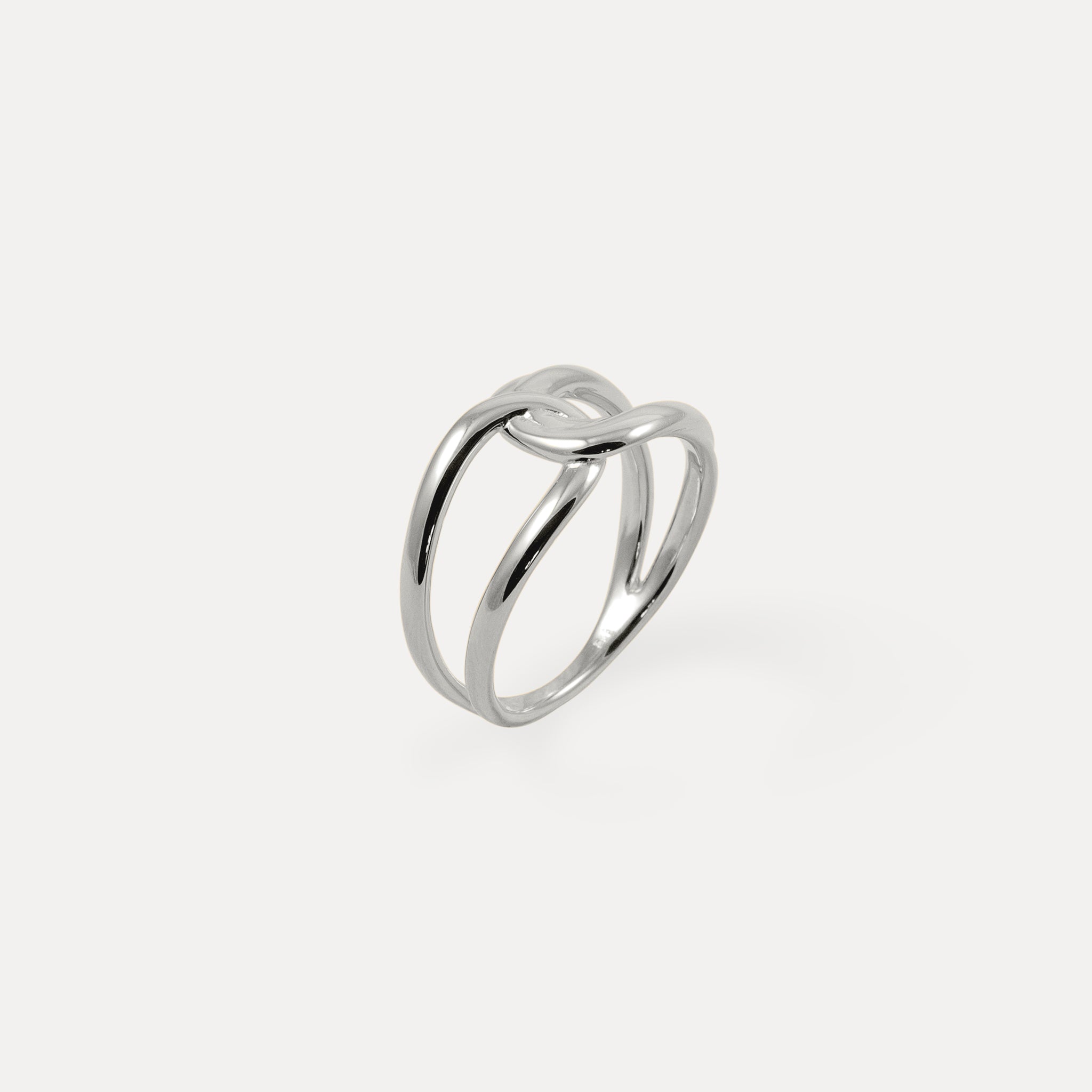 Stilnest Bonds Endless Ring 52 Silber 12mm breit