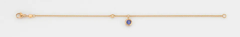 Eugen Rühle Armbänder 41.5108 Armband 585 Gelbgold Tansanit