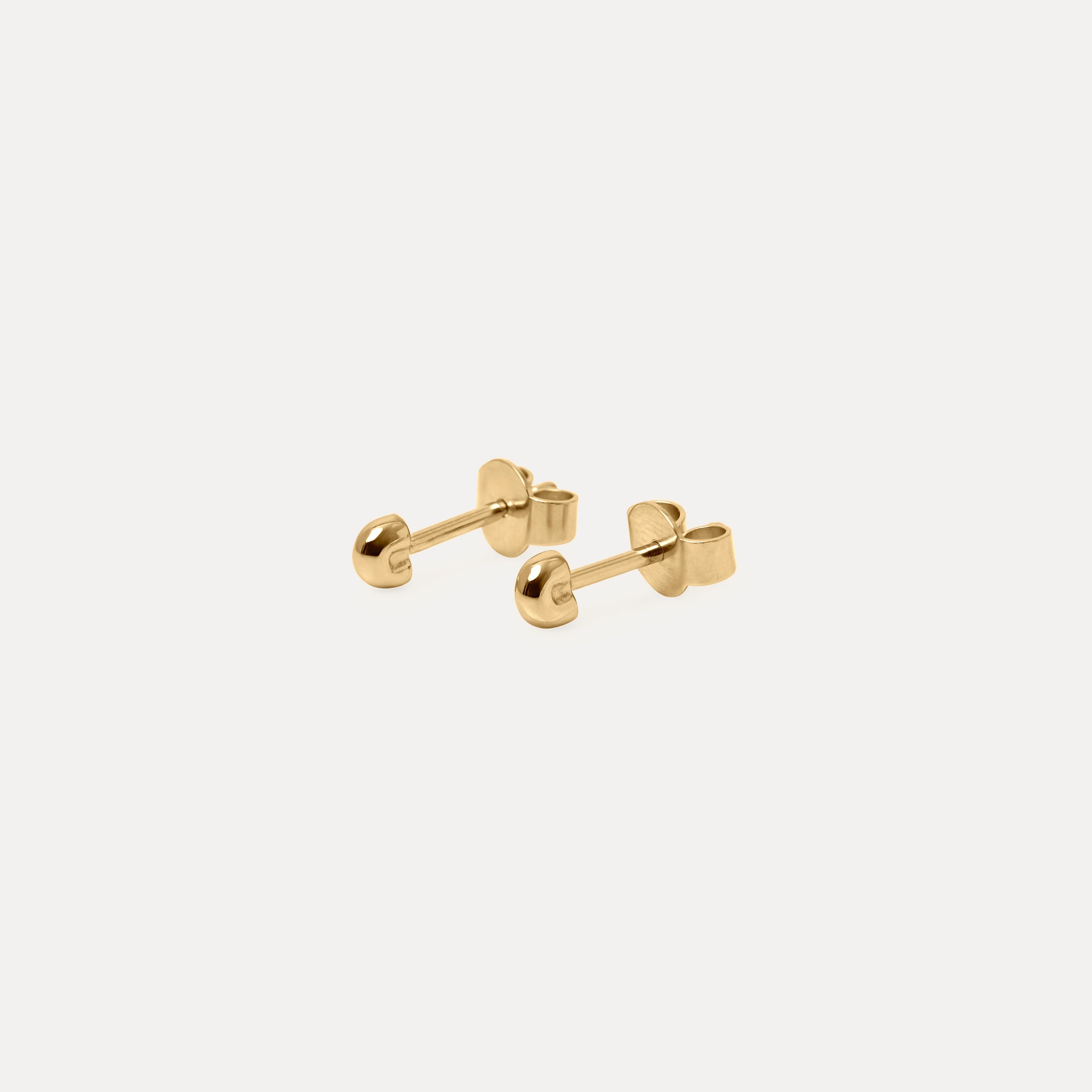 Stilnest Tube Ohrstecker 585 Gold minimalistisch