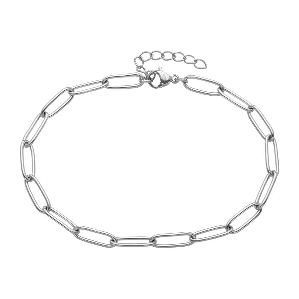 JEWLIX ID-Armbänder Gliederarmband Edelstahl Gold