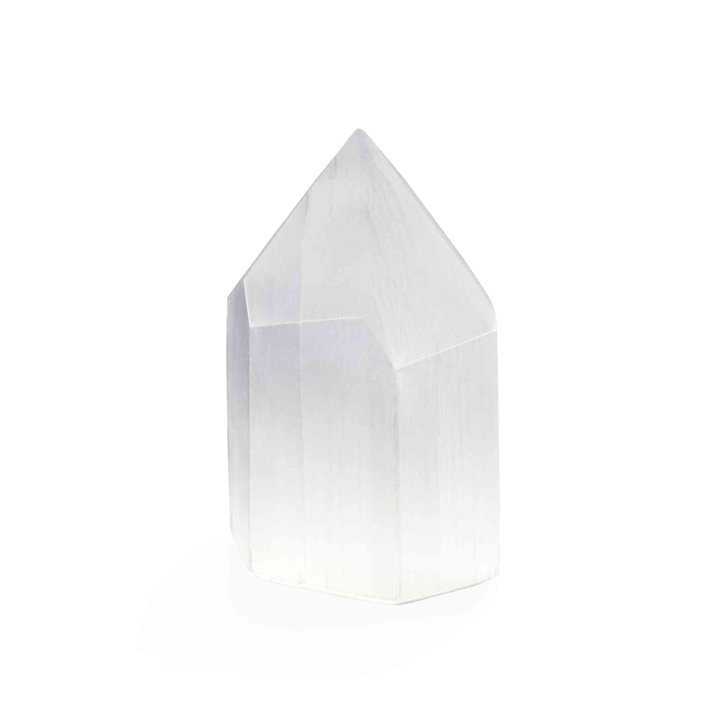 NKlaus Healing Crystals Selenit-Obelisk 6cm Heilstein 1 Stück