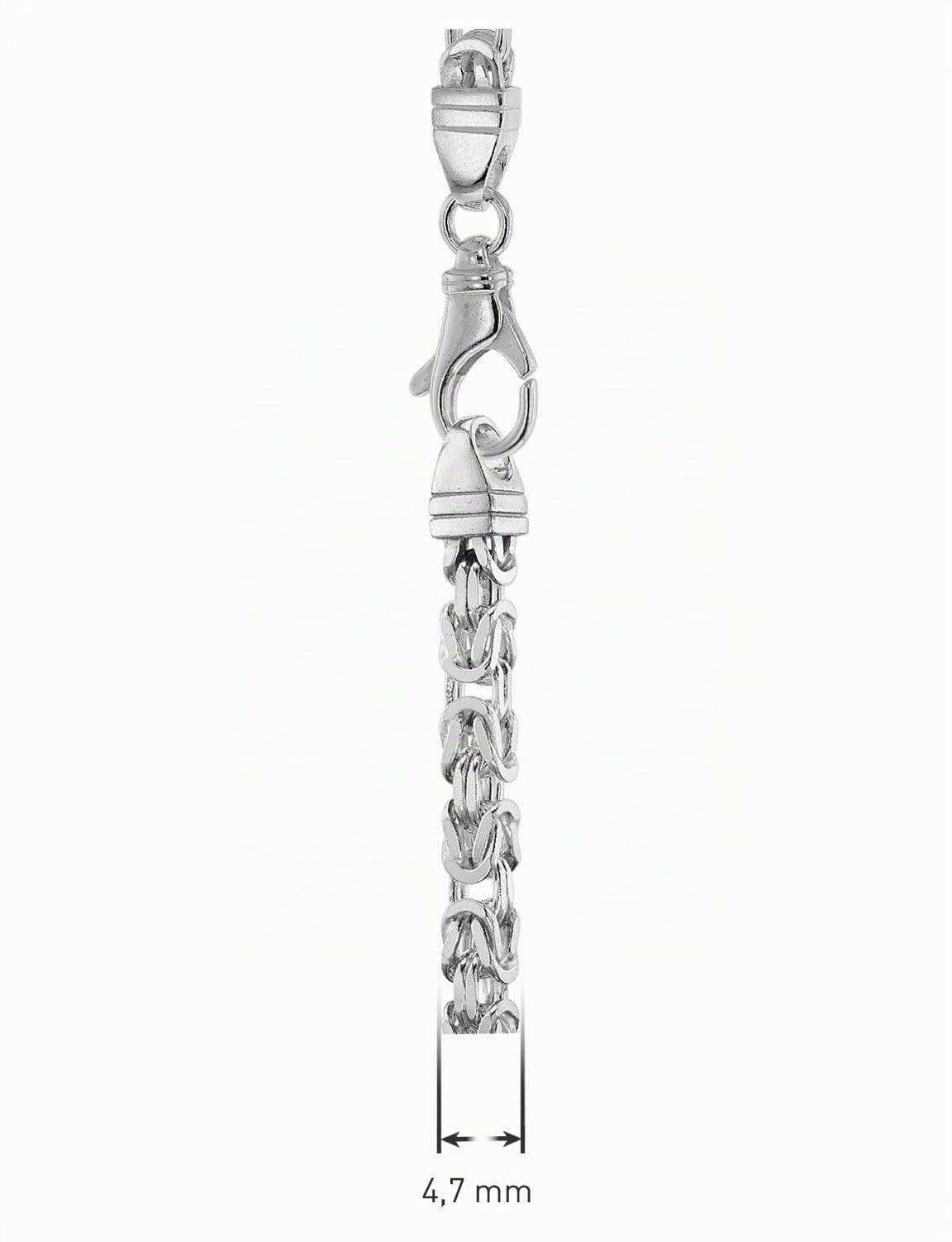 trendor Königskette Armband Silber 925 4,7 mm 21 cm